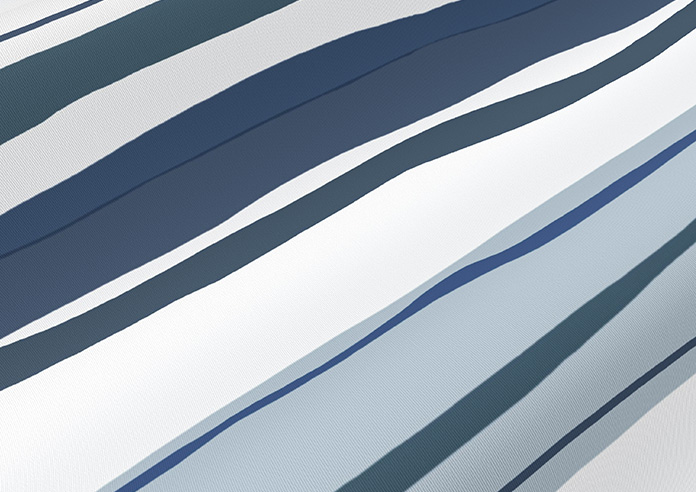 Seaside Waves, Navy - Roller Blind - Image 4